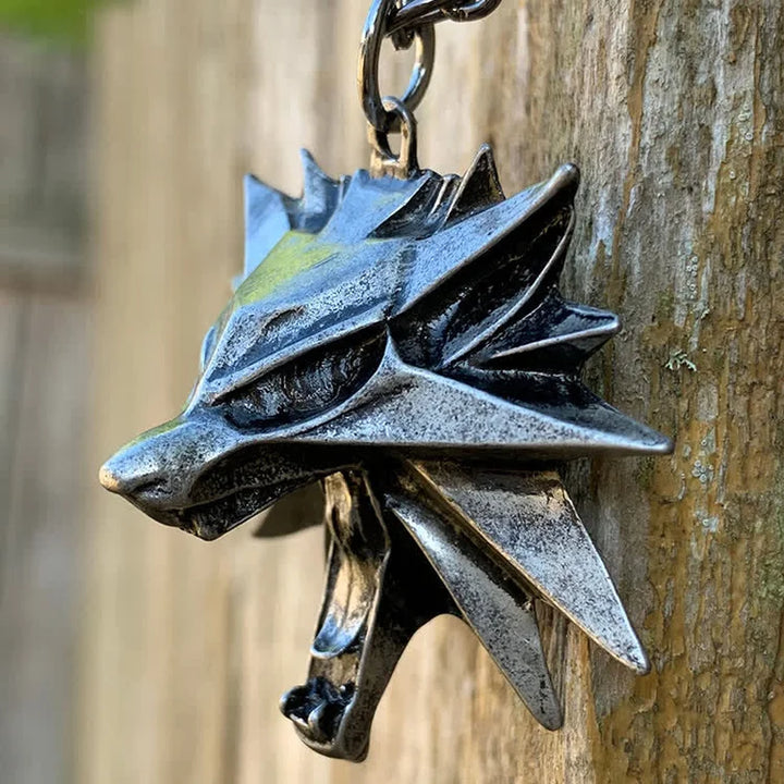 Halskæde i rustfrit stål - WolfCharm