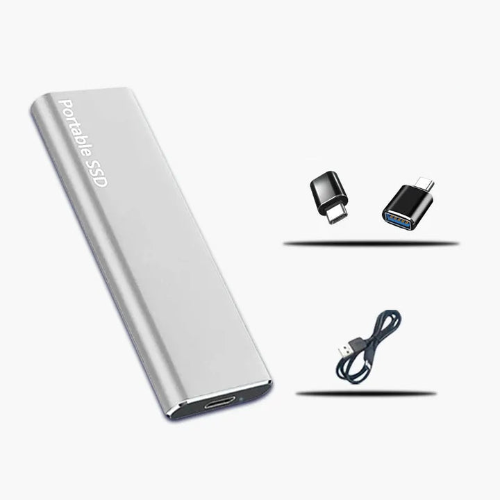 Ekstern harddisk 4TB med USB-C-tilslutning