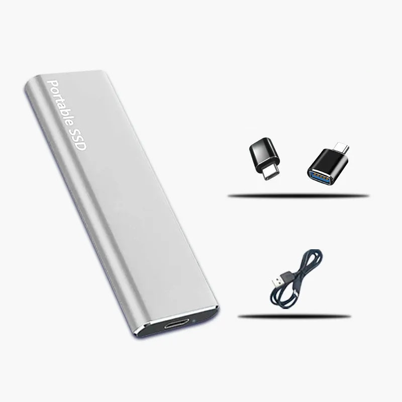 4 TB bærbar ekstern harddisk med USB-C til datalagring