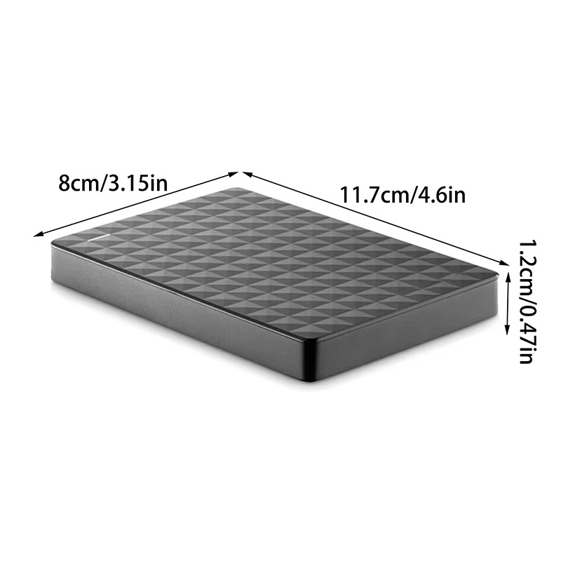 8 TB bærbar ekstern harddisk