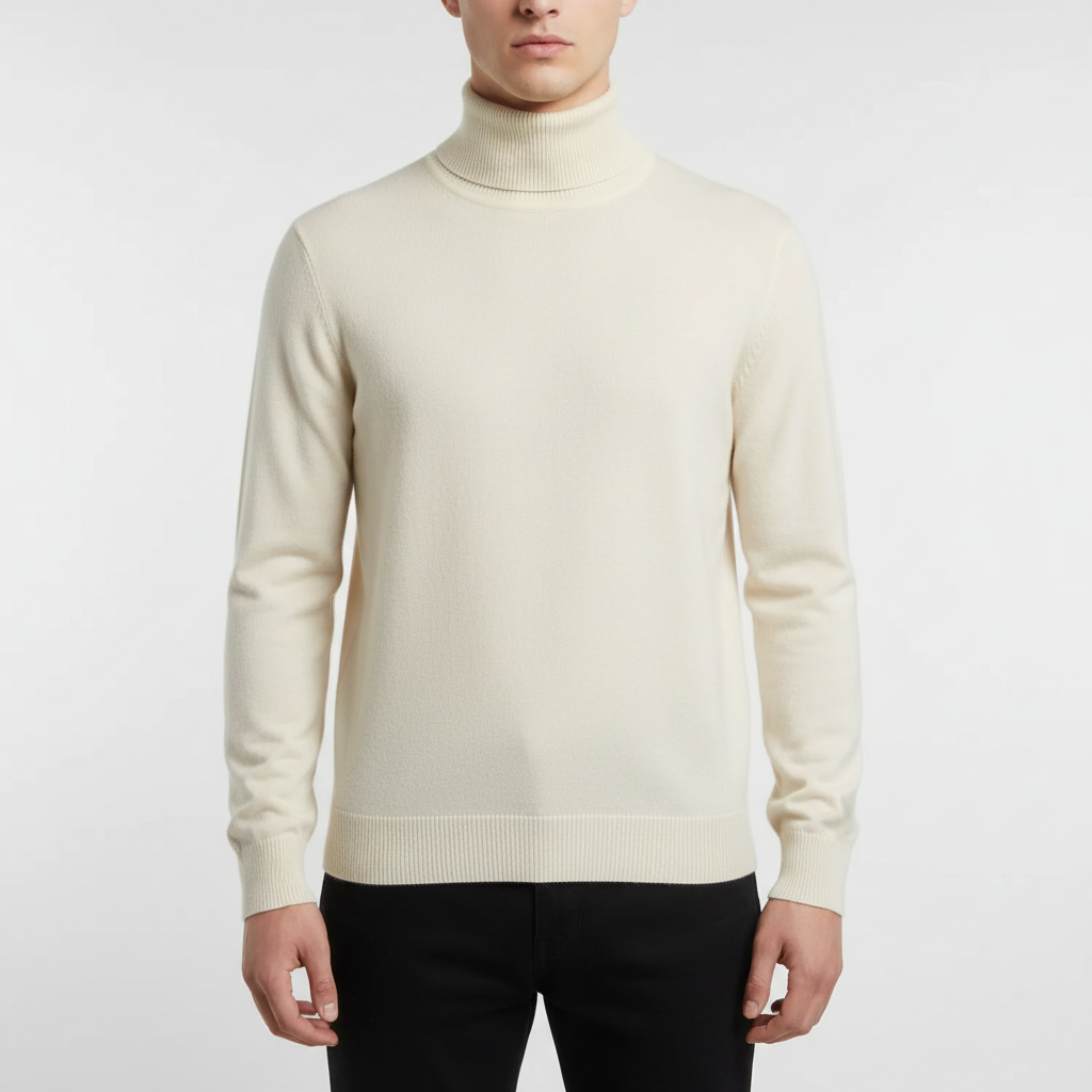 Elegant rullekravesweater – Harald