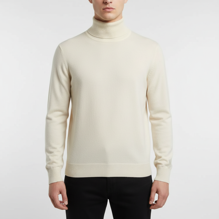 Elegant rullekravesweater – Harald