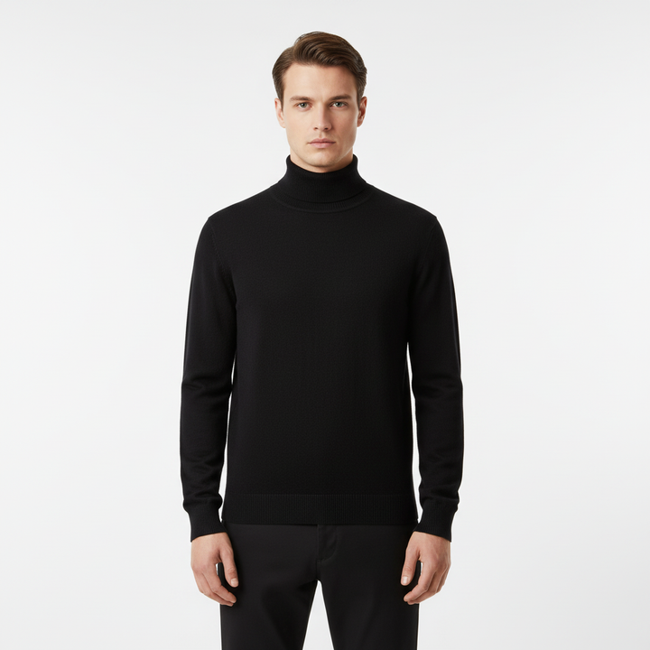 Elegant rullekravesweater – Harald