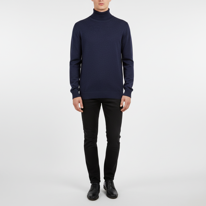 Elegant rullekravesweater – Harald