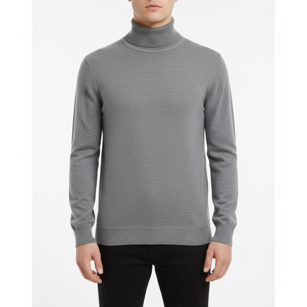 Elegant rullekravesweater – Harald