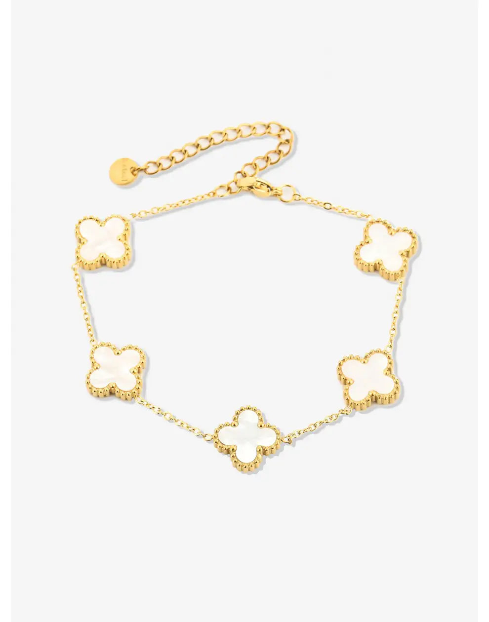 Elegant armbånd med kløvermotiv - FlowerShine