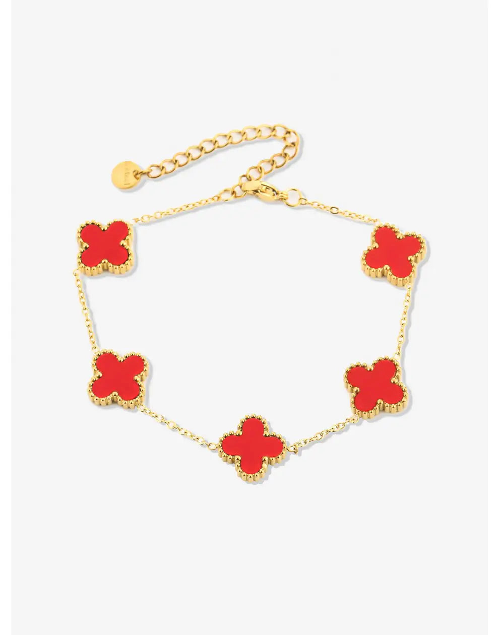 Elegant armbånd med kløvermotiv - FlowerShine