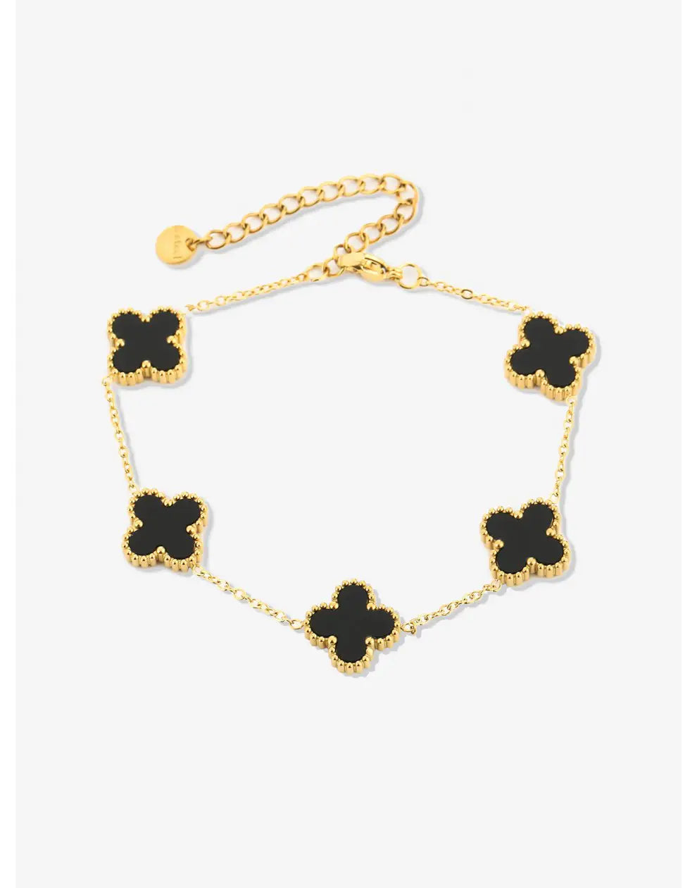Elegant armbånd med kløvermotiv - FlowerShine