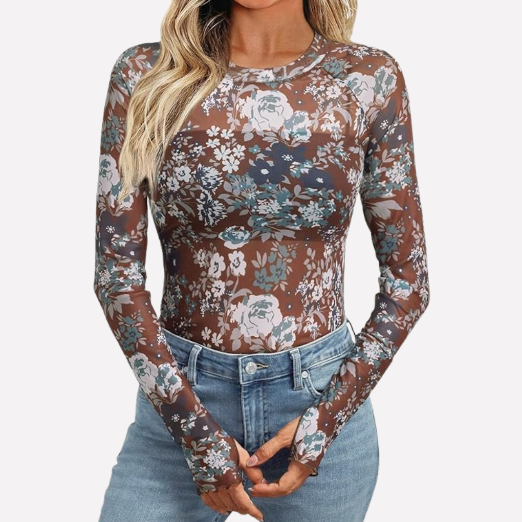 Gennemsigtig Blonde Top