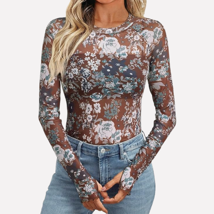 Gennemsigtig Blonde Top