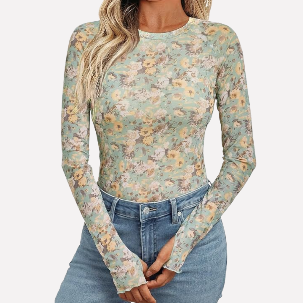 Gennemsigtig Blonde Top