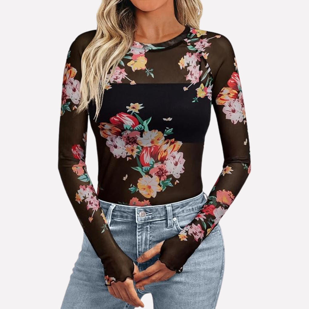 Gennemsigtig Blonde Top
