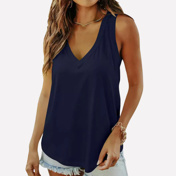Kvinders Dyb V Tank Top