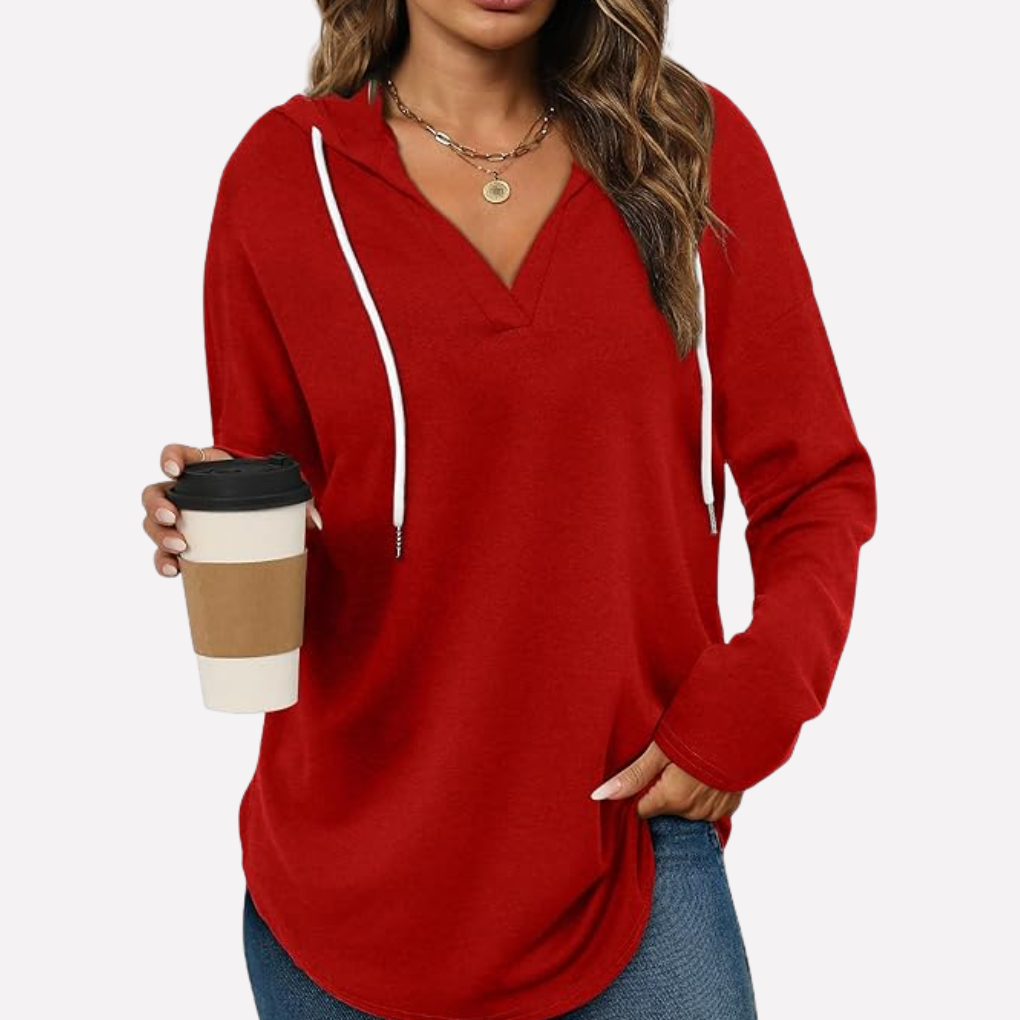 Kvinders Langærmet Crewneck Sweatshirt