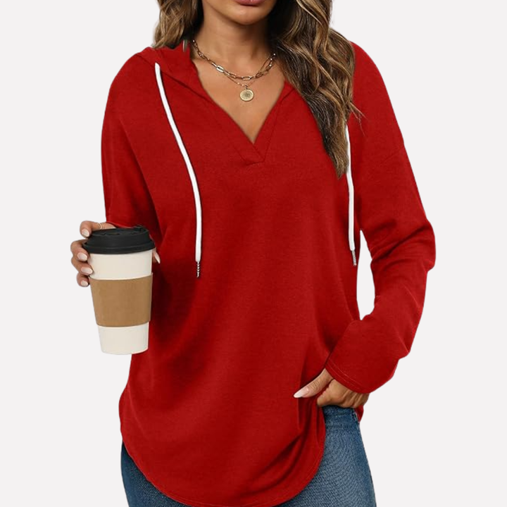 Kvinders Langærmet Crewneck Sweatshirt