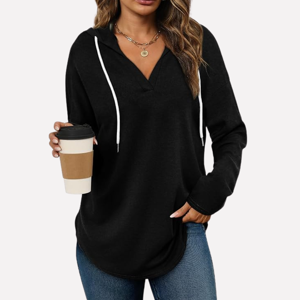 Kvinders Langærmet Crewneck Sweatshirt