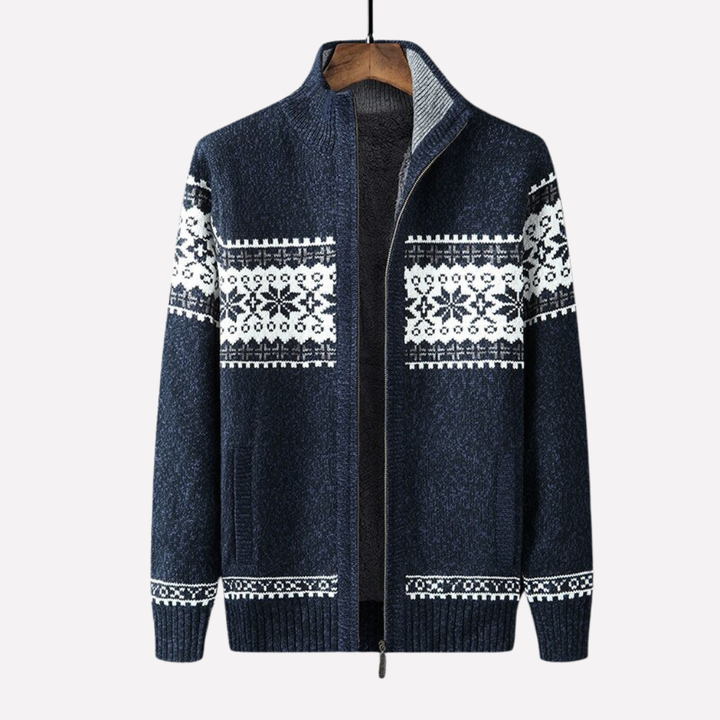 Mænds Strikket Vinter Cardigan