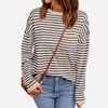 Kvinders Stribede Strik Pullover