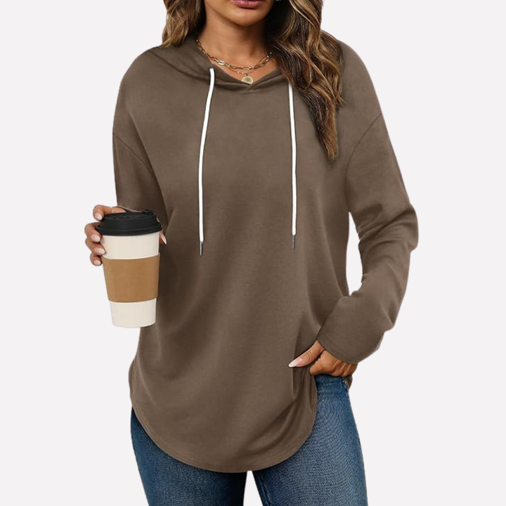 Kvinders Langærmet Crewneck Sweatshirt