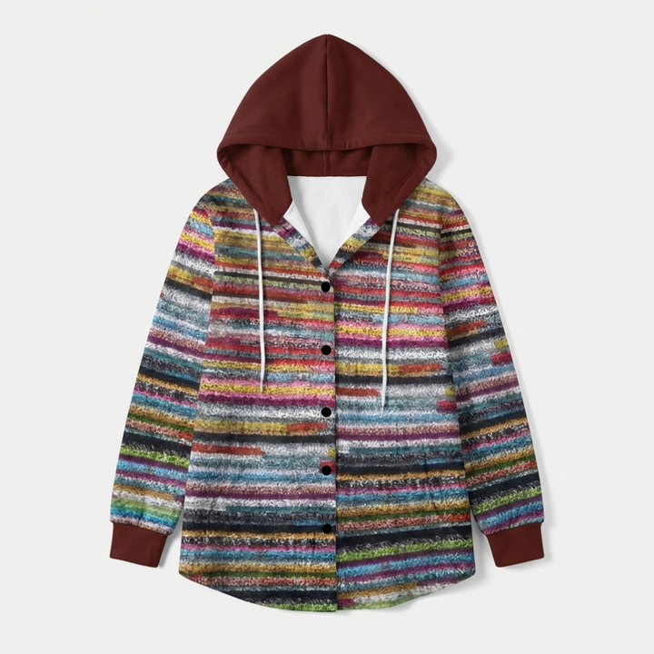 Kvinders Hooded Vinter Cardigan