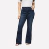 Kvinders Højtaljede Straight Leg Jeans – Casual Cropped Style