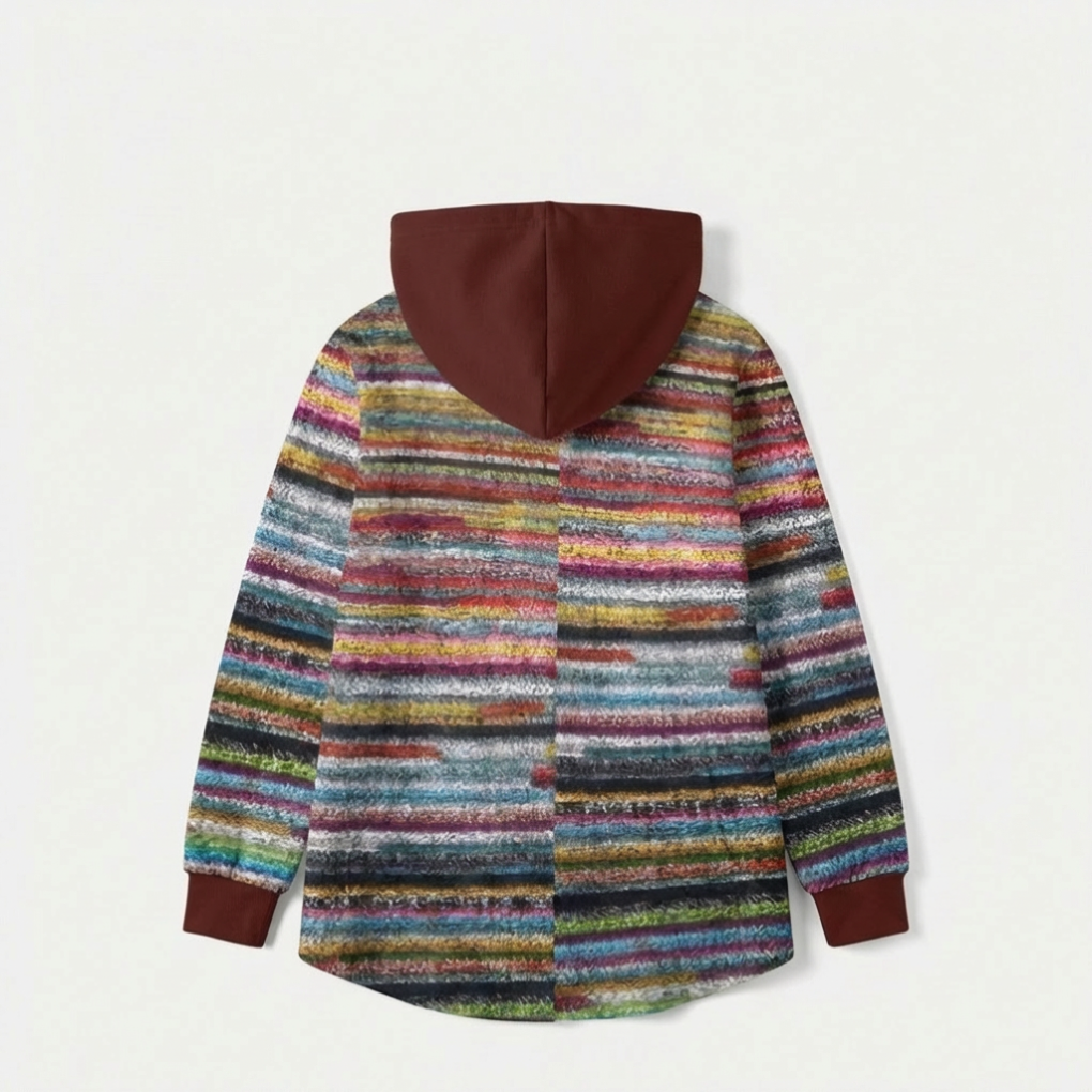 Kvinders Hooded Vinter Cardigan