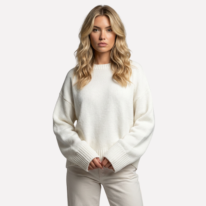 Kvinders Oversized Chunky Pullover