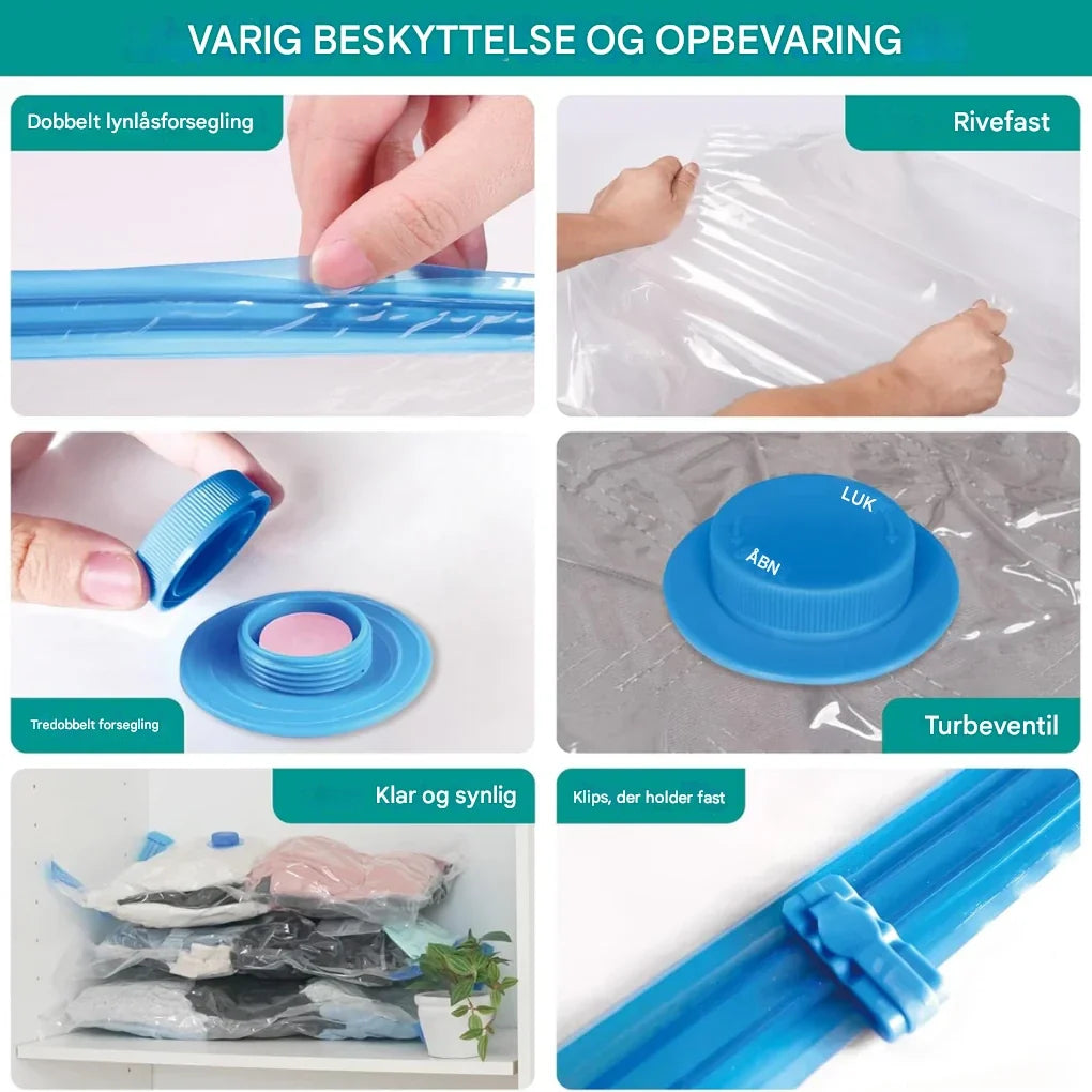 Vakuum Opbevaringsposer
