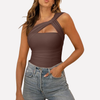 Kvinders Asymmetrisk En-Skulder Bodysuit