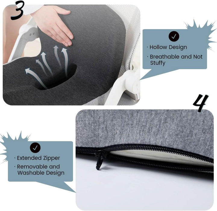 ERGOCOMFORT PAD – Memory Foam Pude af Premiumkvalitet til Kropsholdning og Komfort