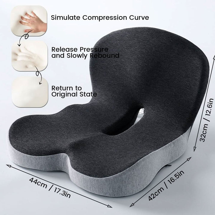 ERGOCOMFORT PAD – Memory Foam Pude af Premiumkvalitet til Kropsholdning og Komfort