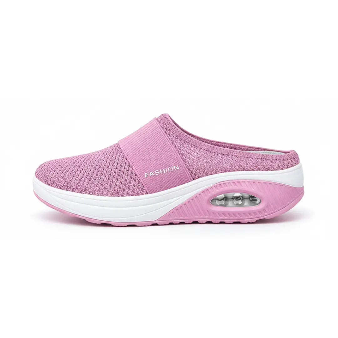 Ortopædiske slip-on-sandaler til damer – bekvemme, åndbare sandaler til gåture