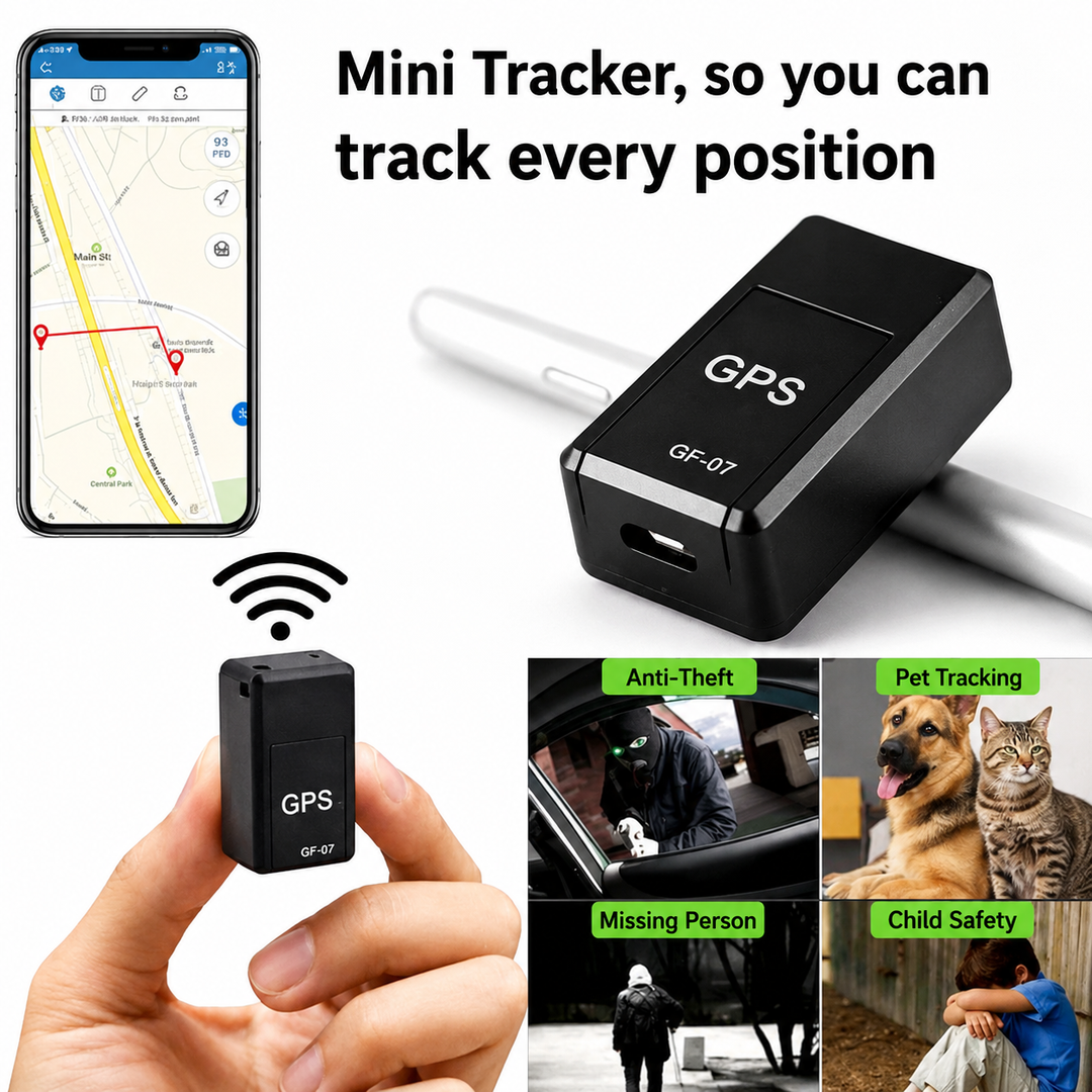 Mini GPS-tracker til biler – intet abonnement nødvendigt