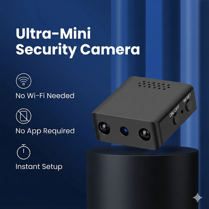 Mini HD-overvågningskamera med Wi-Fi