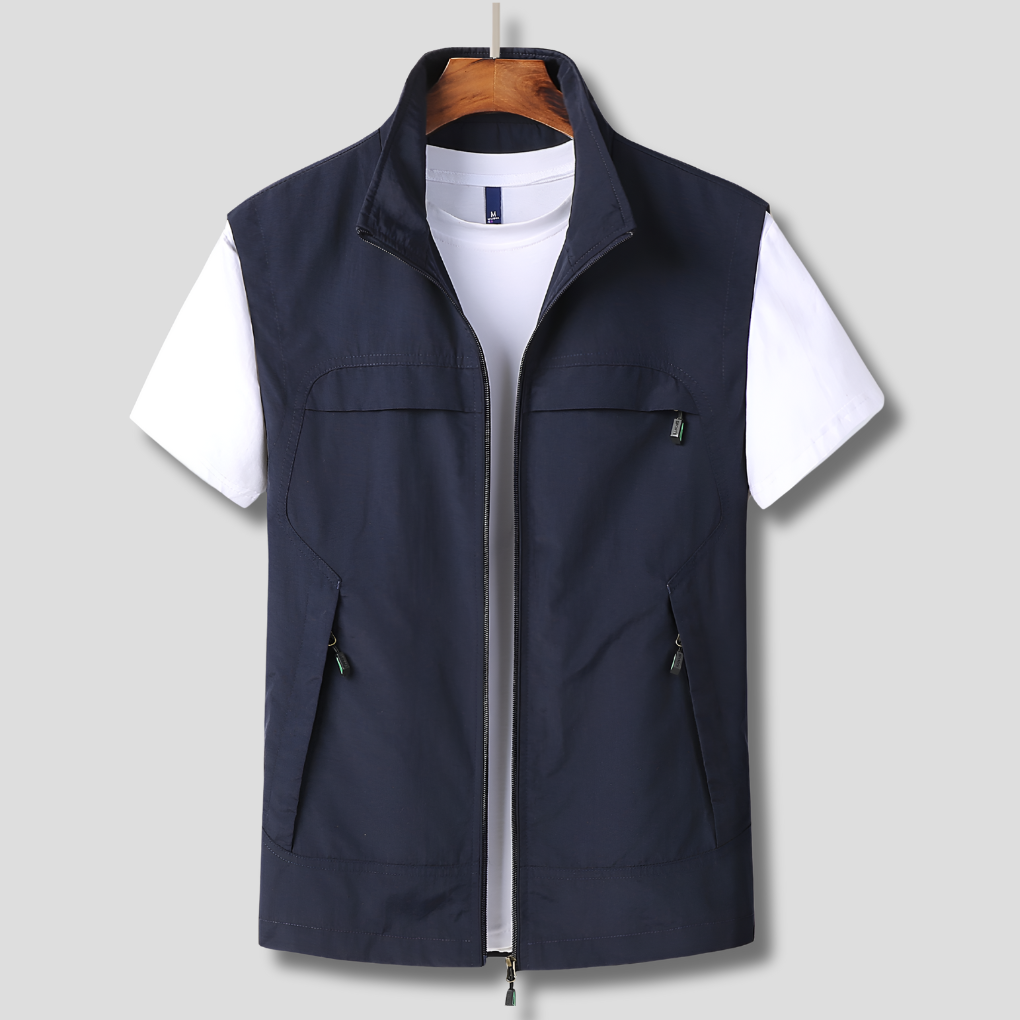Herre Hurtigtørrende vest – Funktionelt design med aktiv stil