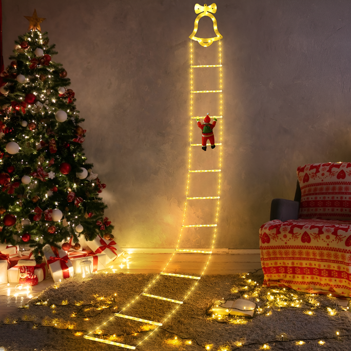 Klatrende julemandsdekoration