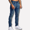 Herre stretch denim jeans med elegant pasform