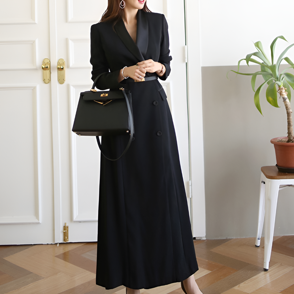 Moderne kontorlook dobbeltradet blazer