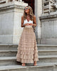 Tulle Maxi Nederdel med Elastik Linning