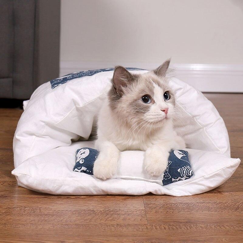 Vinter-sovepose til katte – SnugKitty Frost Magic
