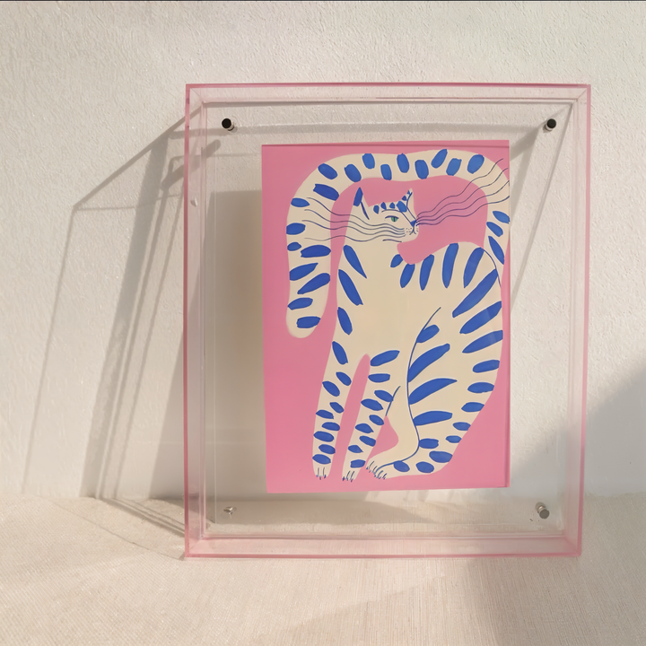 VividAcryl – neonfarvede akrylfotorammer i 80'er-stil