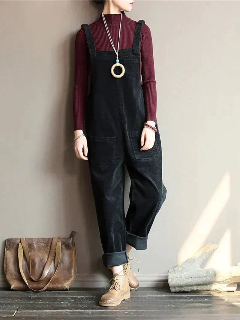 Åndbar denim-overall - Nova