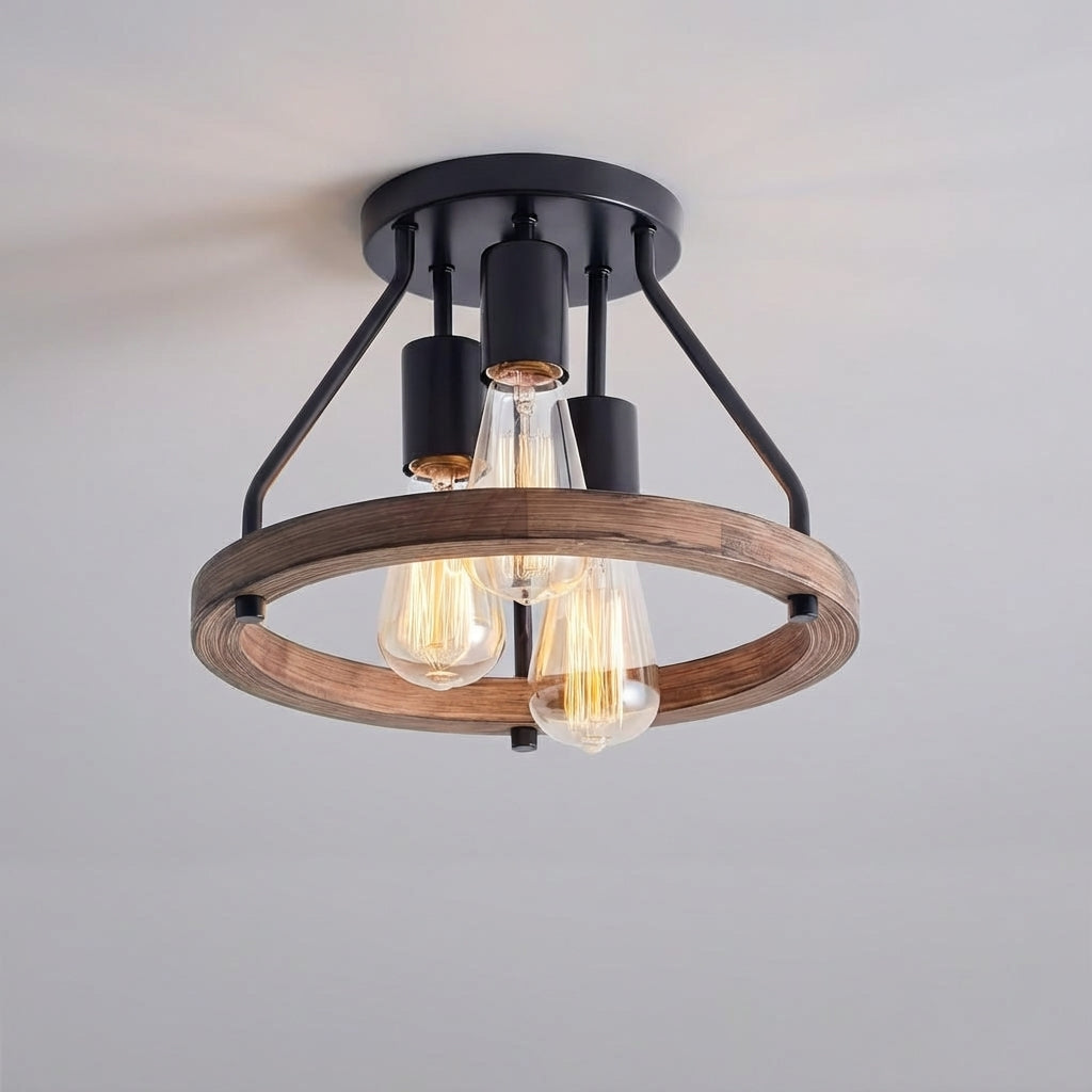 Industriel landhus-loftlampe – Hearthly
