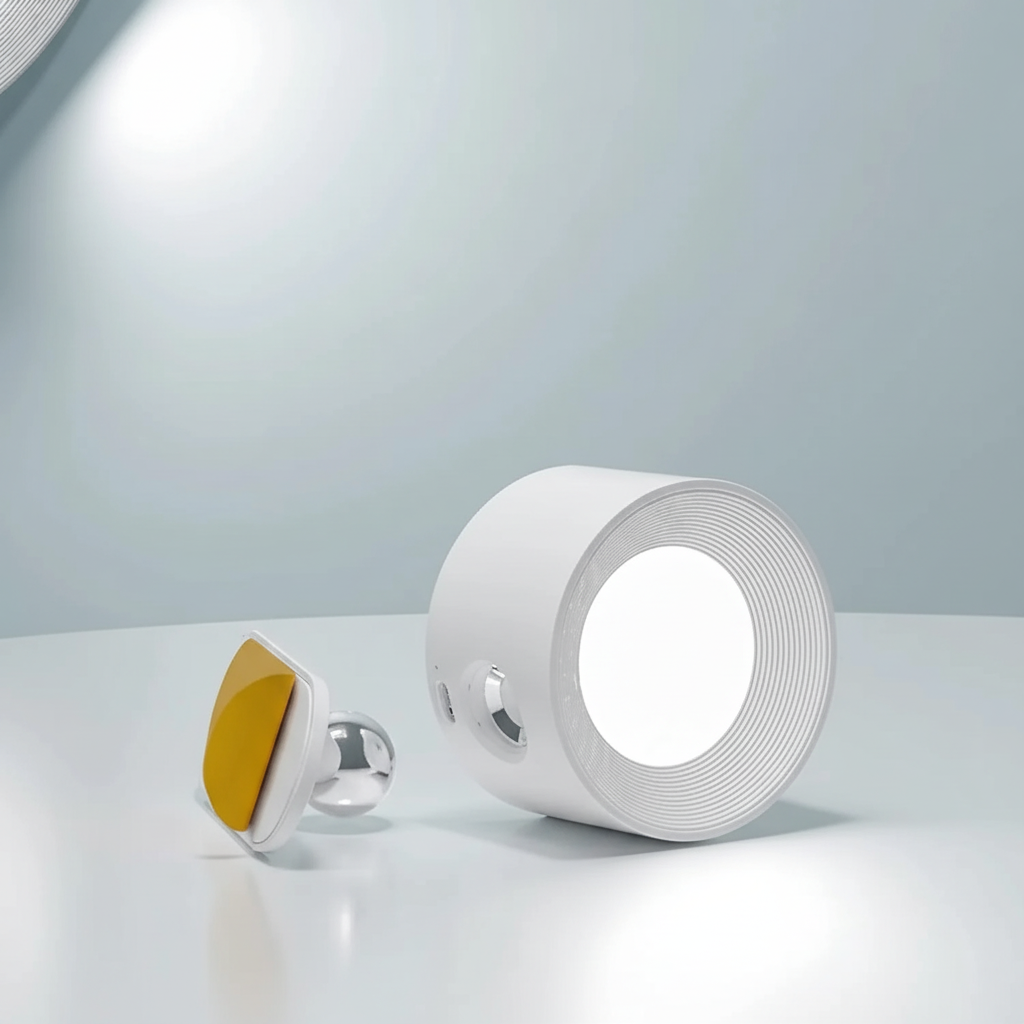 Trådløs magnetisk væglampe – FlexiHalo