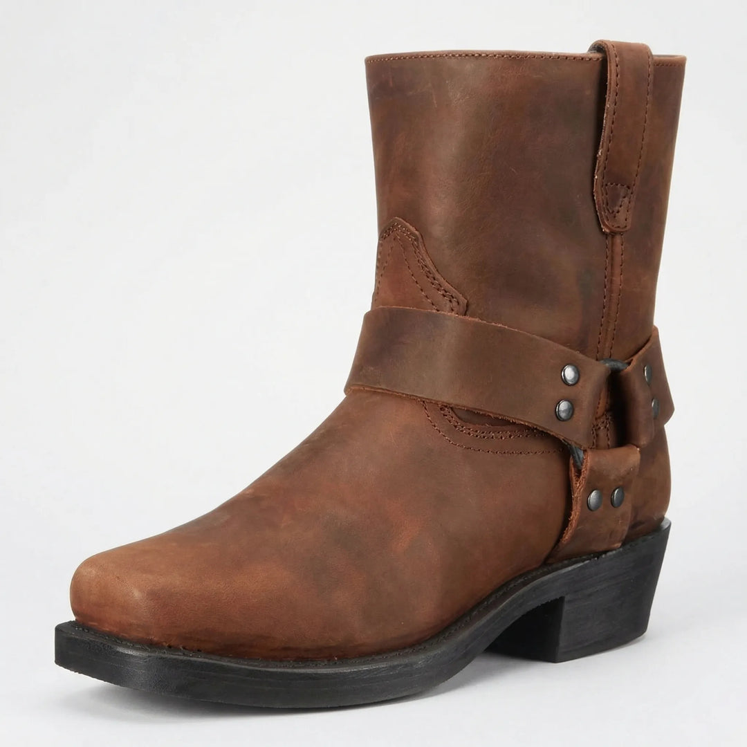 Klassiske western-slip-on-støvler med kort skaft