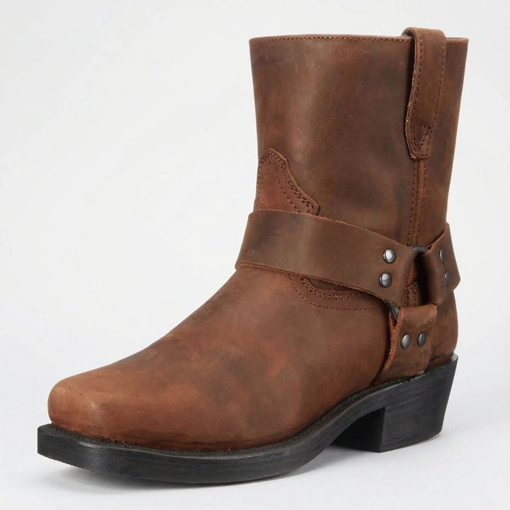 Klassiske western-slip-on-støvler med kort skaft