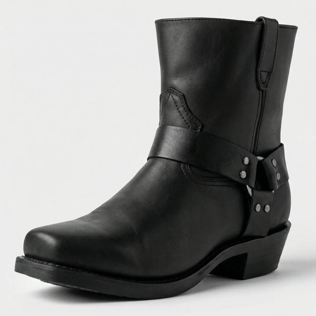 Klassiske western-slip-on-støvler med kort skaft
