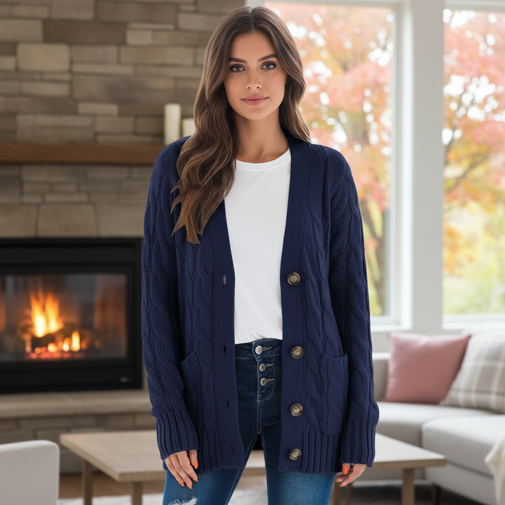 Klassisk strikcardigan - Clara