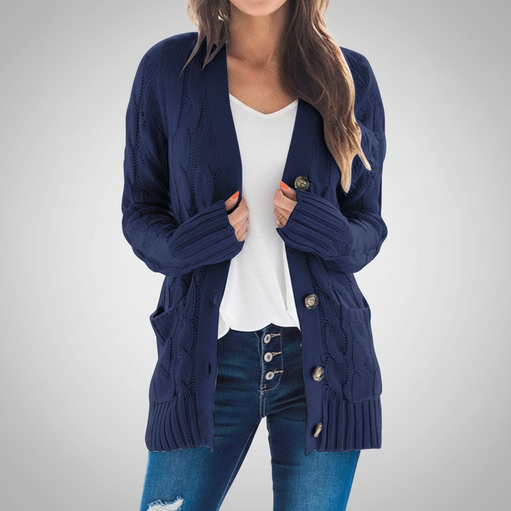Klassisk strikcardigan - Clara