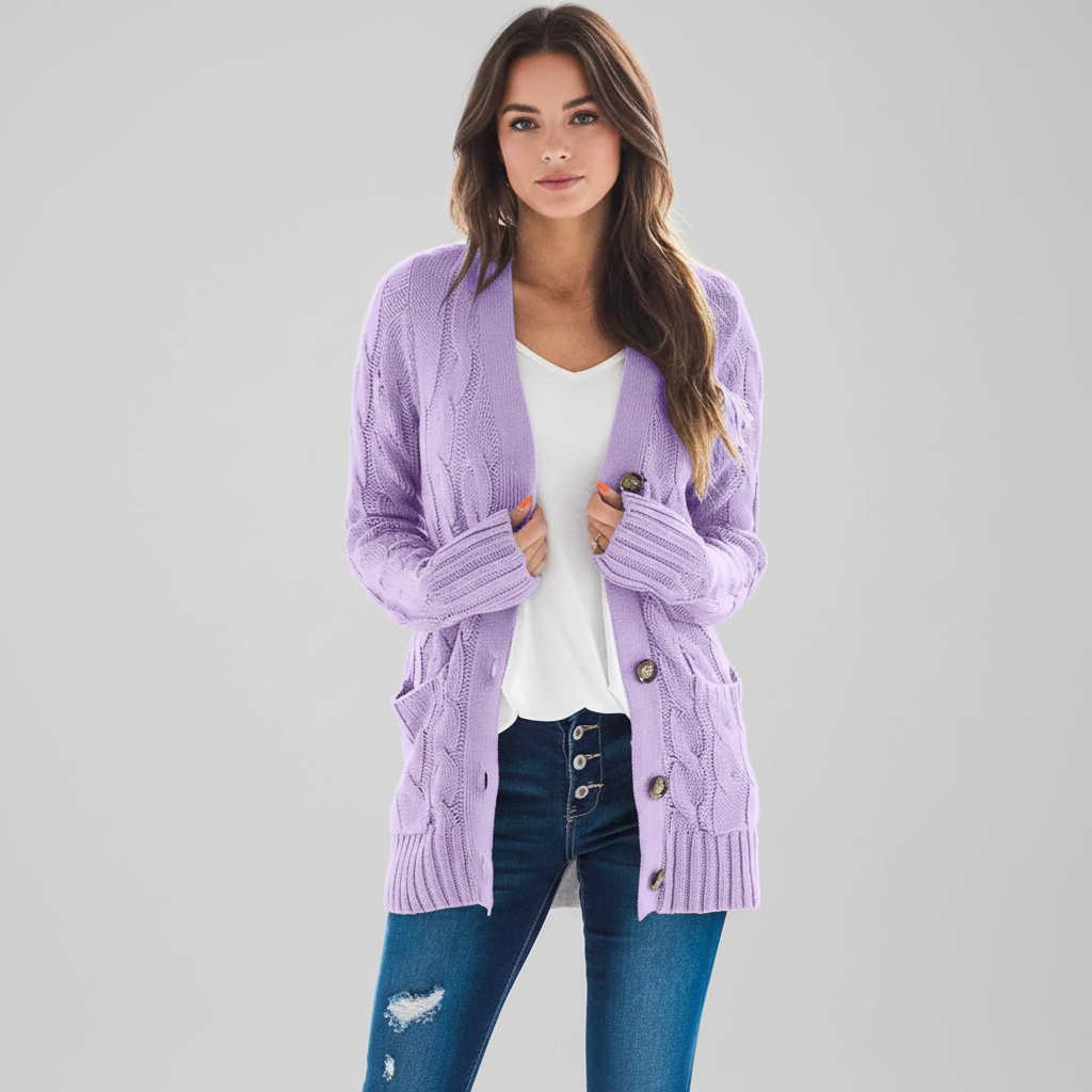 Klassisk strikcardigan - Clara